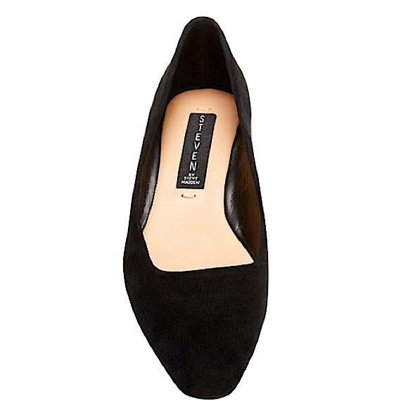 Steven By Steve Madden Shoes - STEVEN by Steve Madden Bantry Ballet Flat in Black Suede, Women’s Size 8.5